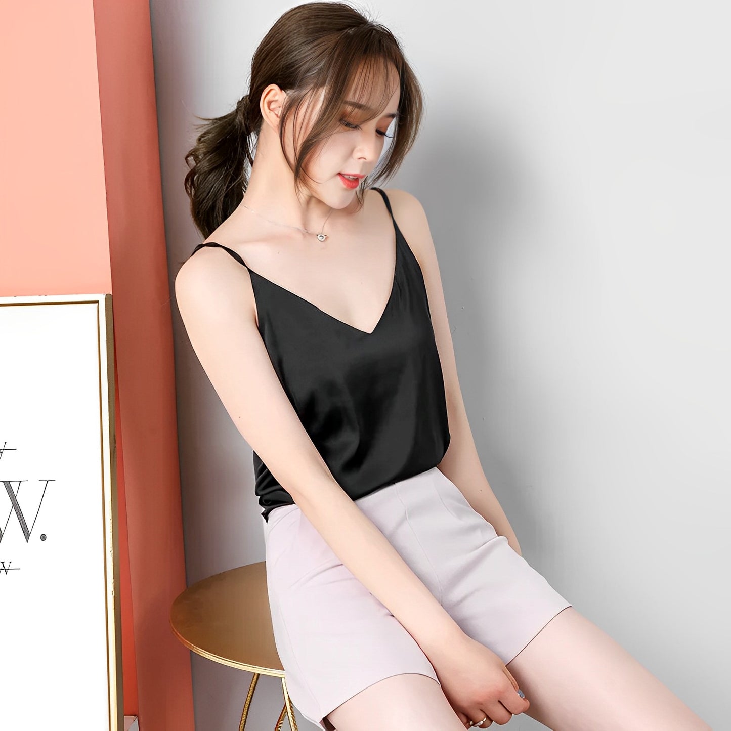 Doris | Set de tops de satén