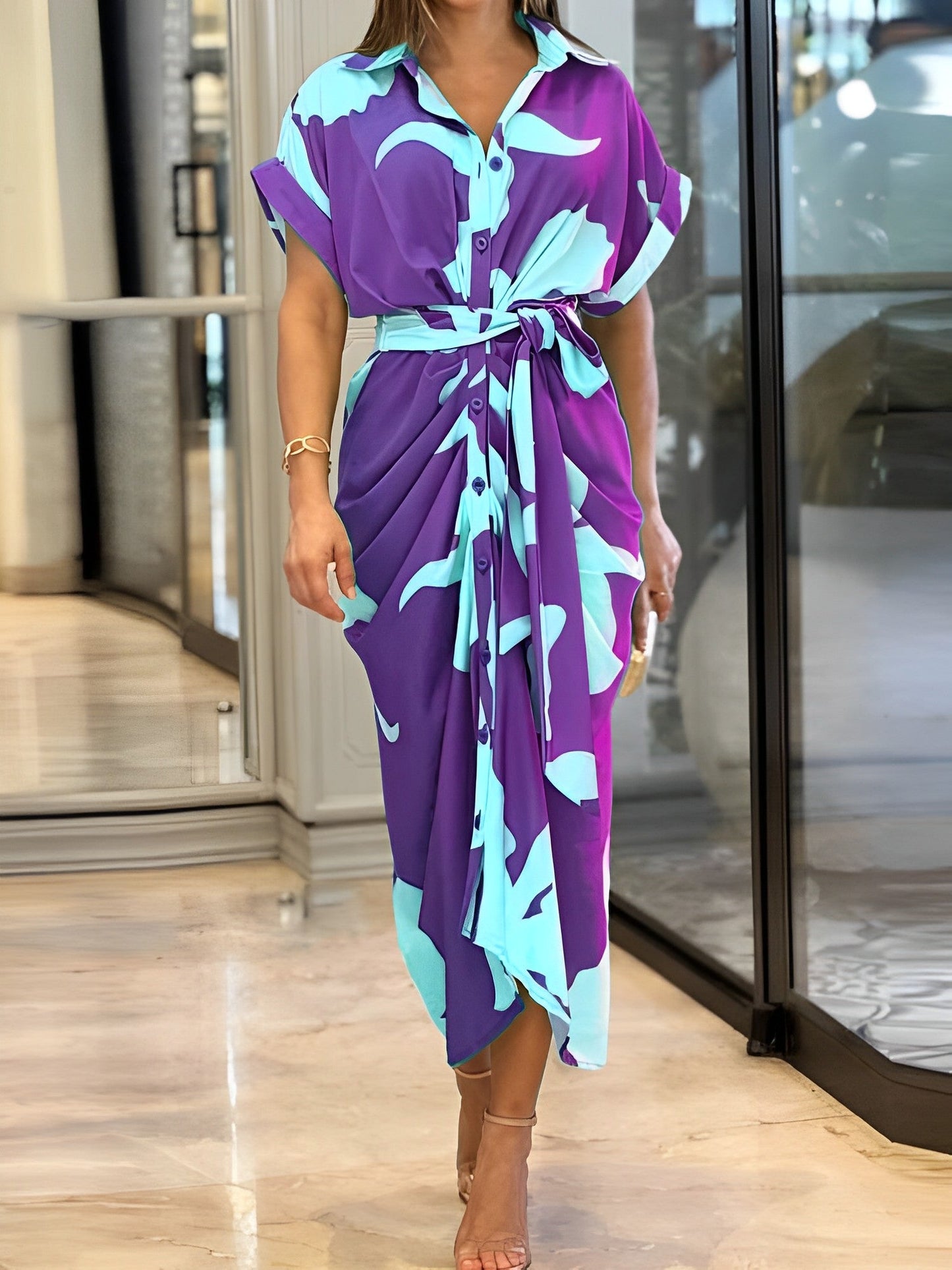 Judith | Elegante vestido drapeado