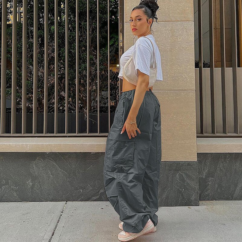 Bárbara | Pantalones estilo cargo holgados