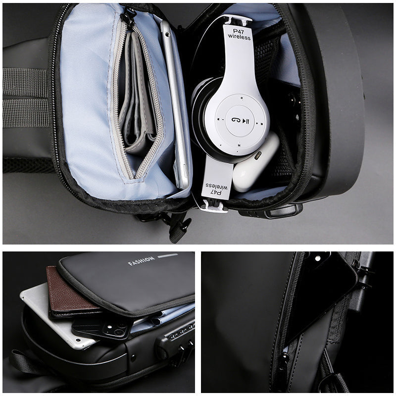 Bolsa pectoral multifuncional antirrobo