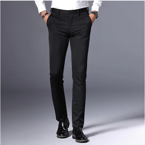Pantalones Clásicos De Alta Elasticidad Para Hombre – Nobamex